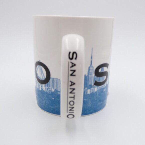 Starbucks 2002 San Antonio Mug Skyline Series Barista 18 oz Tea - Picture 4 of 9